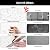 WADLE Peel and Stick Tile Shower Waterproof Marble Tiles Wall Panels, 23.62"x23.62" Self-Adhesive Backsplash Tile, 20 Pack White