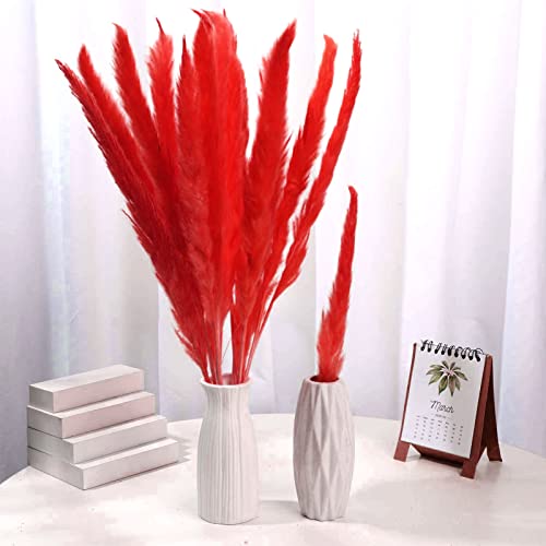 Fiori Secchi Decorativi 30Pz Piume Decorative 44Cm...