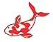 Produktbild Patch Fisch Koi Aufnäher Bügelbild Iron on Applikation