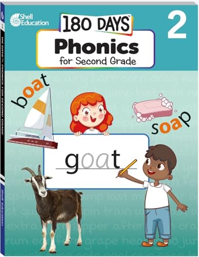 180 Days Phonics Workbook for 2nd Grade