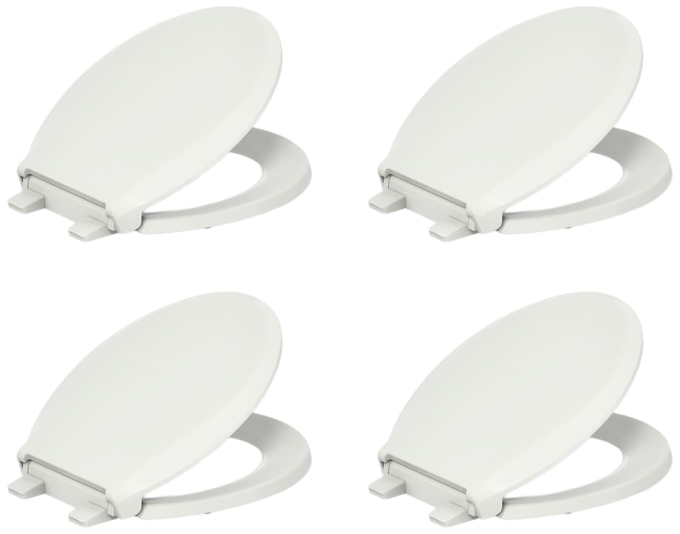 KOHLER 4639-RL-NY Cachet ReadyLatch Round Toilet Seat Soft Close, Dune (Pack of 4)