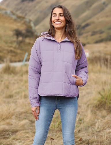 AMEBELLE Women's Oversized Hooded Puffer Jacket Quilted Jackets for Women Lightweight Winter Warm Padded Hoodies Coat - Image 4