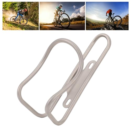 Porte-bouteille d'eau en alliage de Ti léger et support de verre pour cyclisme VTT - 7