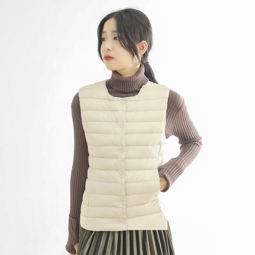 Chaleco invierno mujer abrigo con bolsillos deportivos cárdigan 6
