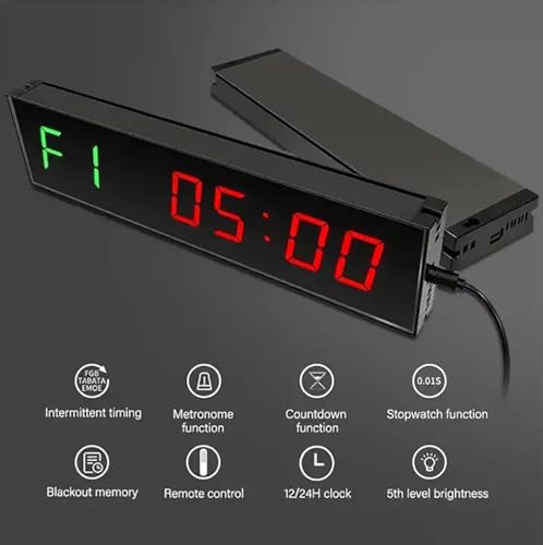 Reloj electrónico deportivo LED 1.5 pulgadas con control remoto miniatura 2