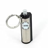 AOR POWER Metal Emergency Fire Starter Magnesium Flint Striker Camping Lighter - Silver