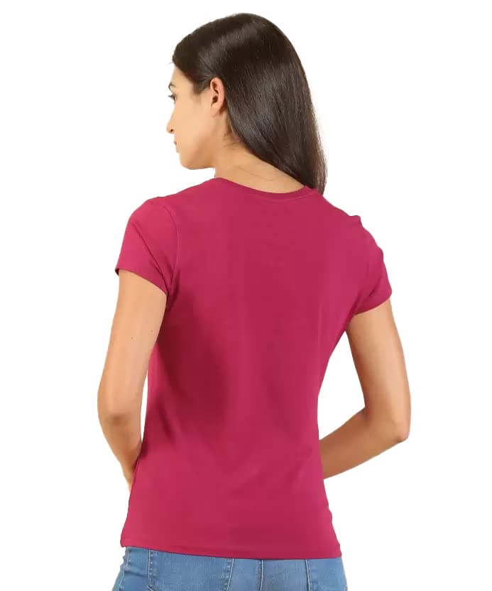 Image of Lyra Women's Cotton Regular Fit T-Shirt