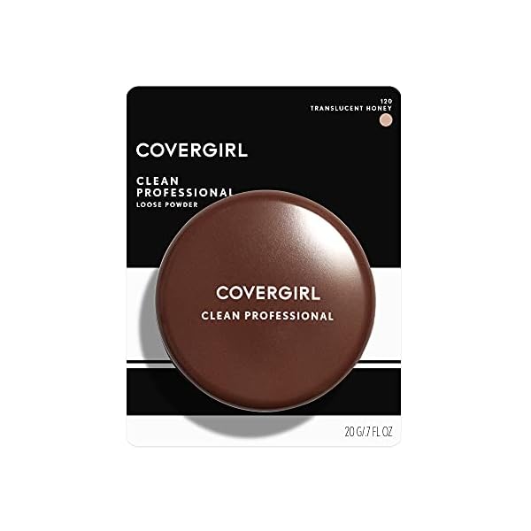 COVERGIRL-Professional-Loose-Finishing-Powder-Translucent-Light-Tone-Sets-Makeup-Controls-Shine-Wont-Clog-Pores-07-Ounce-Packaging-May-Vary COVERGIRL Professional Loose Finishing Powder, Translucent Light Tone, Sets Makeup, Controls Shine, Won't Clog Pores, 0.7 Ounce (Packaging May Vary)