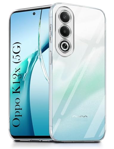 Image of Bintage Flexible Rubber Case Back Cover Compatible for Oppo CPH2753 /Oppo K13x 5G - Transparent