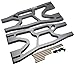 NHX RC Aluminum Front/Rear Down Suspension Arms - TiColor for Traxxas 1/5 X-MAXX