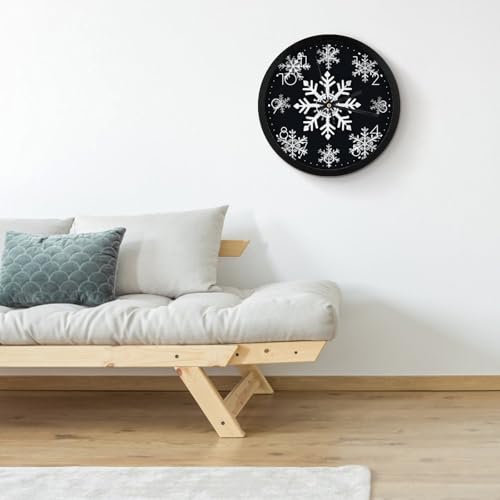 Horloge murale numérique décorative ronde de haute précision esthétique