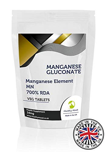 Manganese Gluconate 122mg 180 Tablets Manganese Element 14mg Health Supplements Nutrition Pills