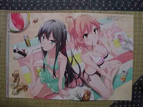 Amazon やはり俺の青春ラブコメは間違っている 雪ノ下雪乃 由比ヶ浜結衣 水着 スタプラ海鴎琴寝 卯月花音 両面ピンナップポスター アニメ 萌えグッズ 通販