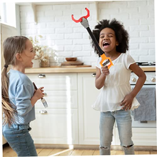 Greifzange Greifer Kind Roboterklaue Handgrabber Spielzeug 51cm Plastik Müllzange Retro Roboter Arm Müllgreifer Spielen Pick up Pinch Tool farbenfroh