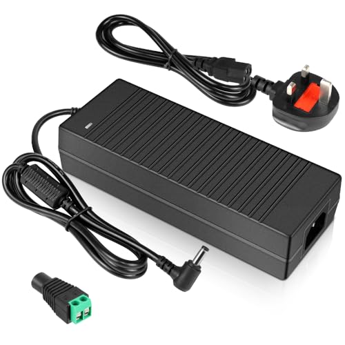 inShareplus 12V 10A 120W LED Power Supply, 100-240V AC to 12V 10Amp DC Power Adapter, Low Voltage Transformer for LED Strip Light