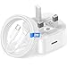 For iPhone 14 13 12 Fast Charger Cable and Plug, 20W iPhone Charger Fast Charge with 2M Nylon USB C to Lightning Cable for iPhone 14 13 12 11 Pro Max/Mini/XS/XR/X/SE/8, iPhone Cable Fast Charging