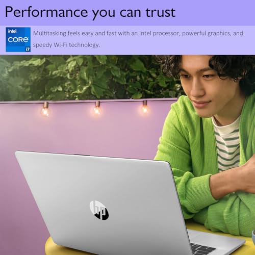 Image of HP 17 Touchscreen Laptop, Intel Core i7-1355U (10 Cores Up to 5.00 GHz) | 16 GB RAM 2 TB SSD, 17.3 inch HD+ Anti Glare IPS Display Laptop Computer, Wi-Fi 6, Numeric Keypad, Windows 11 Pro - Silver