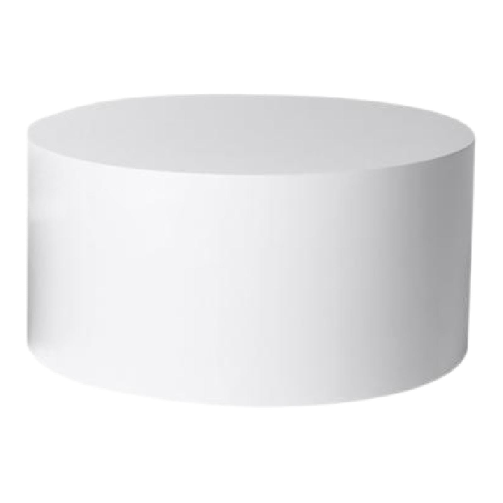 Qianly Round Mannequin Display Stand Bridal Shop Riser Stand Versatile Shelf Display Base for Model Dressing Room Showcase , White