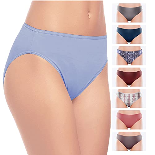 Felina Women’s Cotton Modal Hi-Cut Panties – High Waist, Comfortable Lingerie Underwear2