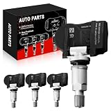 Replace Tire Pressure Label on Fuel Filler Flap and B-Pillar - 2020-2021 Mercedes-Benz GLE-Class & GLS-Class 6 AOTPAT Pre-Programmed TPMS Sensor Fits for:-Mercedes-for:-Benz B250 C230 C300 E300 C350 CL600 CL63 AMG CL65 AMG CLK350 for:-Smart Fortwo, 433Mhz Tire Pressure Monitoring Sensor OE#A0009050030(4Pcs)
