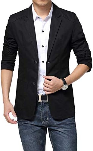 Cloudstyle Mens Casual 2 Buttons Slim Fit Jacket Lightweight Formal Blazer