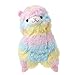 Peluches de Peluche, muñeco de Peluche de Alpaca Arcoiris Peluches de Peluche para niños Muñeca de Regalo de cumpleaños Coleccionable para niños