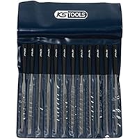 KS Tools 140.3050 Nadelfeilen-Satz Mit Kunststoffheft, 12-TLG