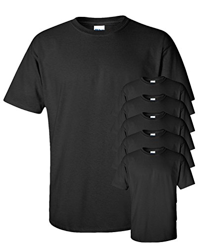 GILDAN Men's Ultra Taped Neck T-Shirt - Preshrunk Jersey, Sizes S-5X, Multiple Blends - View #9
