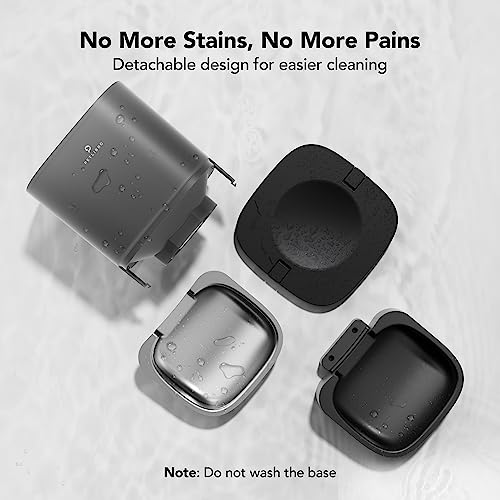 Petlibro Automatic Dog Feeder, 6L Dog Food Dispenser With Customize Schedule, Dog Feeders For Large Dogs With Timer Interactive Voice Recorder, Auto Dog Feeder 1-4 Meals Dry Food, Black Transparent #TOP5