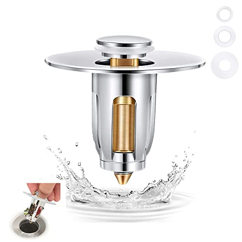 Tapón Universal para Lavabo de Baño con Filtro Antirretorno