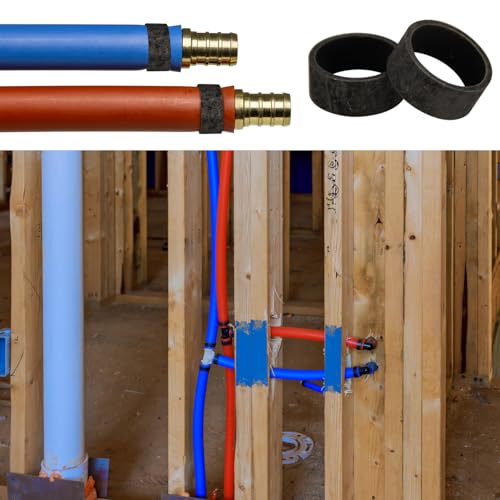Ruby.Q 100 Pack Copper Crimp Rings, 1/2 Inch Pex Copper Crimp Rings thumb #5