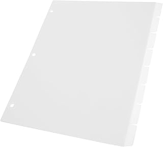 Ciieeo Caderno 8 Folhas Notebook Tag Blocos De Notas Livro De Notas Divisores De Fichário Perfurados Divisores Estéticos Guias Separador De Fichário Linha Divisória De Página