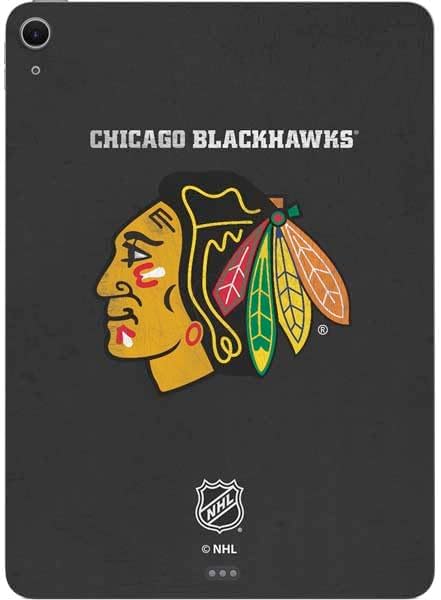 Skinit Decal Tablet Skin Compatible with iPad Air 11in (2024-2025) - Officially Licensed NHL Chicago Blackhawks Distressed Design