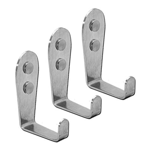 1 or 3 Pieces Stainless Steel Wall Hook Cover