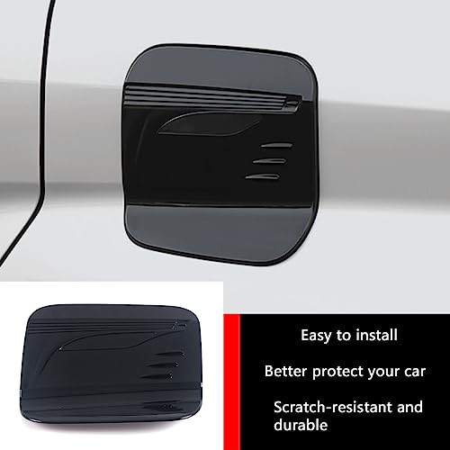 KELEIMAI Car Accessories Fit For Toyota Sienna 2021 2022 2023 2024 2025 Exterior Gas Fuel Tank Cover Trims (Glossy Black) ABS 1 PC