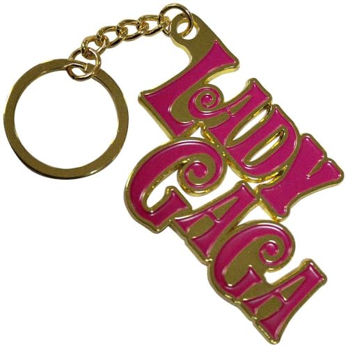 Rock Off officially licensed products Lady Gaga Swirly Logo Keychain Size One Size