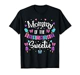 Photo Gallery festa a tema “mommy of the birthday sweetie celebration” maglietta Photo Gallery festa a tema “mommy of the birthday sweetie celebration” maglietta