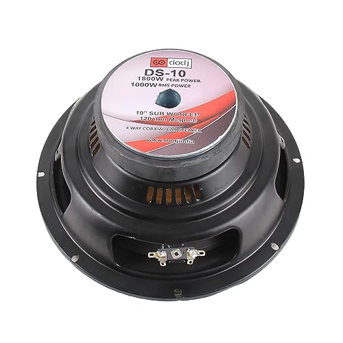 Image of dodj DS-10 INCH Single Magnet SUBWOOFER, MAGTONE SUBWOOFER (Peak Power 1800W, RMS Power 1000W)