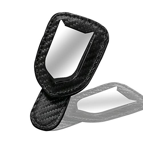 OYOCAM Car Glasses Holders, Universal Car Visor Sunglasses Holder Pu Leather Eyeglasses Frame and Ticket Card Clip Car Sunvisor Clip Eyeglasses Mount for Car Jeep Truck SUV RV (Black)