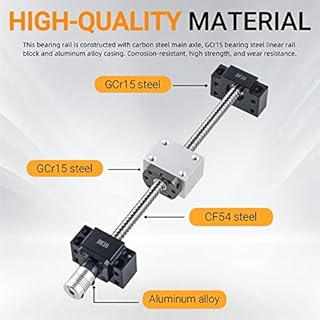 ANWOK SFU1605 Ballscrew 16mm 1200mm with Metal Deflector Ball Screw nut + BK/BF12 End Supports+1pcs Coupler with end Machining for CNC Route Grinding Machine