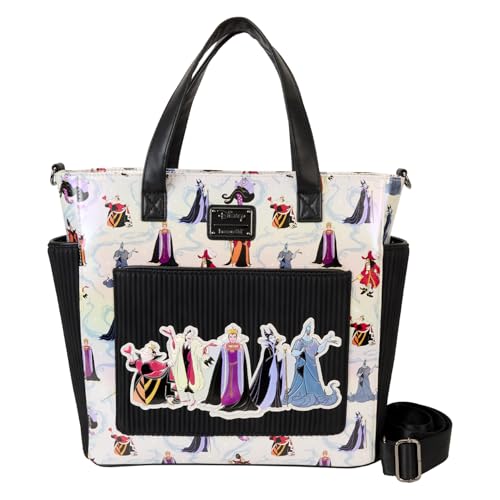 Loungefly Disney Villains AOP Convertible Backpack & Tote Bag