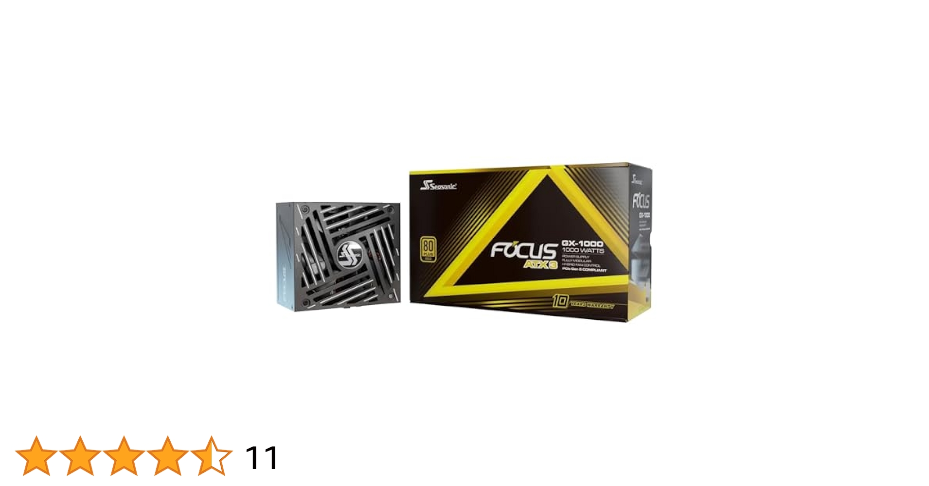 Amazon | Seasonic FOCUS GX-1000 ATX3 (V4) 80PLUS GOLD 1000W