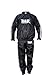 RAD Heavy Duty Sweat Suit Sauna Exercise Gym Suit Fitness Weight Loss Anti-Rip (White, 4XL)