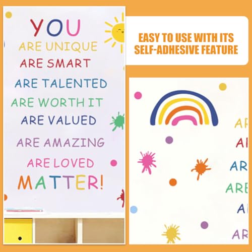 Vinilos decorativos con frases motivadoras y acuarela miniatura 6