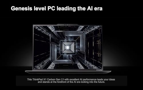 Image of Lenovo ThinkPad X1 Carbon Gen 13 Aura Edition AI PC Laptop (14 inch FHD+ Touchscreen, Intel Core Ultra 7 255U, 32GB 8400MT /s RAM, 4TB SSD, (>i7-1355U)), Thunderbolt 4, Backlit, FP, IR Webcam, Win 11 Pro