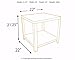 Ashley Furniture Signature Design - Hattney - Vintage Casual Square End Table - Industrial Style - Gray
