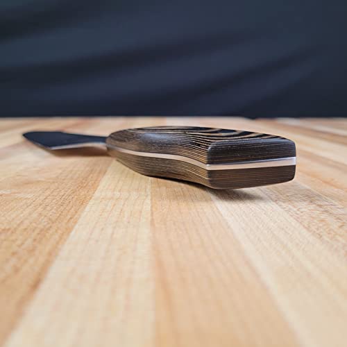 Miguel Raya's Cooking With Fire 8 Inch Chef's Knife High Carbon 7Cr17Mov Stainless Steel With Pakkawood Handle Multipurpose Chef Knives For Home Kitchen, Camping And Outdoor Bbq #TOP2