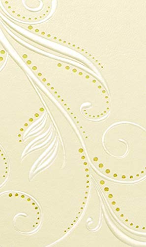 Image of Hortense B. Hewitt Wedding Anniversary Guest Book, 50th Anniversary Swirl Dots, 7.5 inch x 5.75 inch (20613)