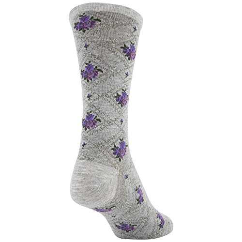 Image of GOLDTOE Women's Floral Dress Crew Socks, 3 Pairs