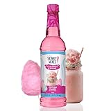 Jordan's Skinny Mixes Sugar Free Syrup, Cotton Candy Flavor, Fruit Flavored Water Enhancer, Drink Mix, Iced Tea, Lemonade, Drinks, Low Calorie Water Flavoring, Dairy & Gluten Free, Kosher, 25.4 Fl Oz